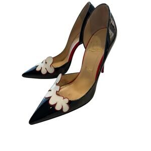 Women’s CHRISTIAN LOUBOUTIN Patent Lady Cloud 100 Pumps 36 Black